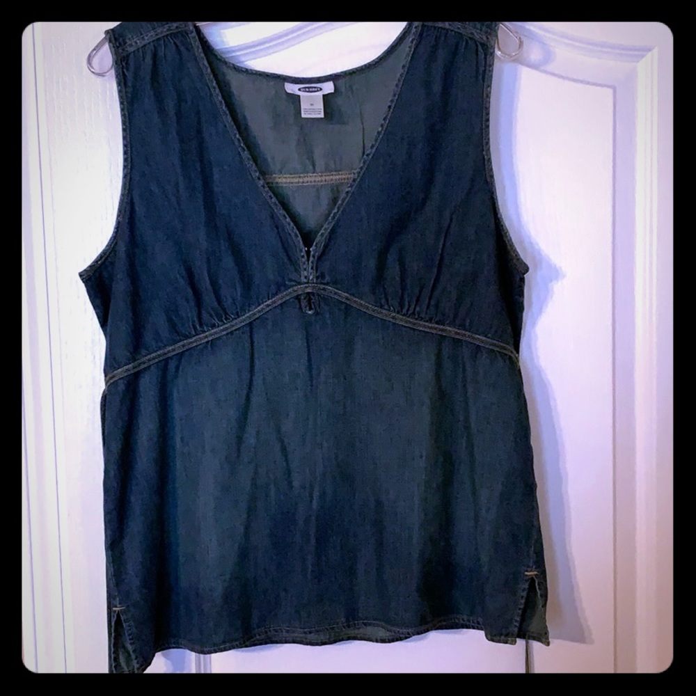 Old Navy denim tie back Tank
